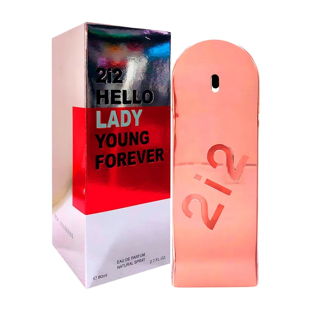 Perfume 2i2 hello lady young forever en spray con fragancia para dama, 80ml