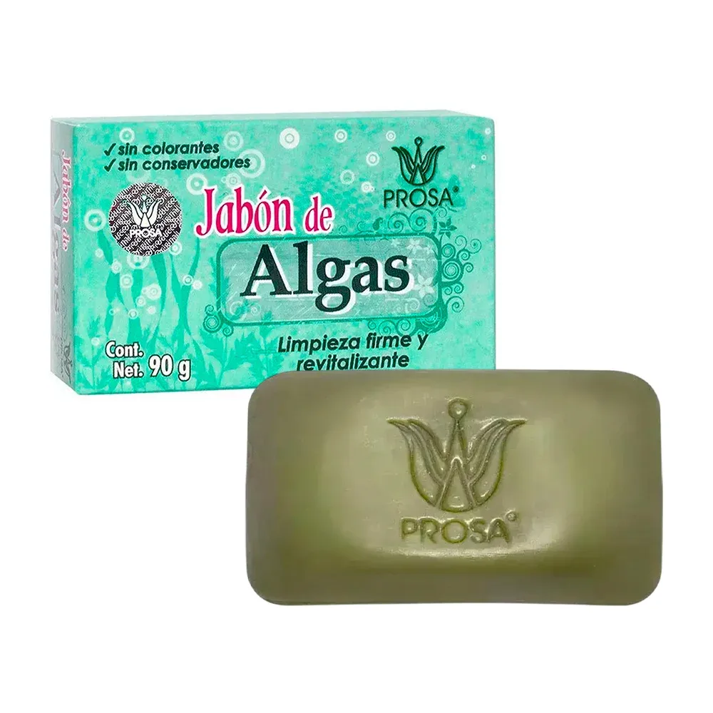 Jabón corporal de algas para limpieza firme y revitalizante, 90g / 16501