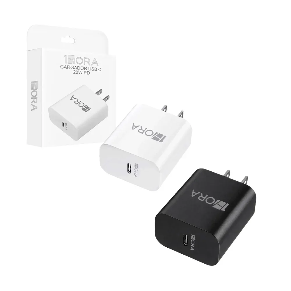 Cubo cargador 1hora con puerto tipo c de 20w / gar152