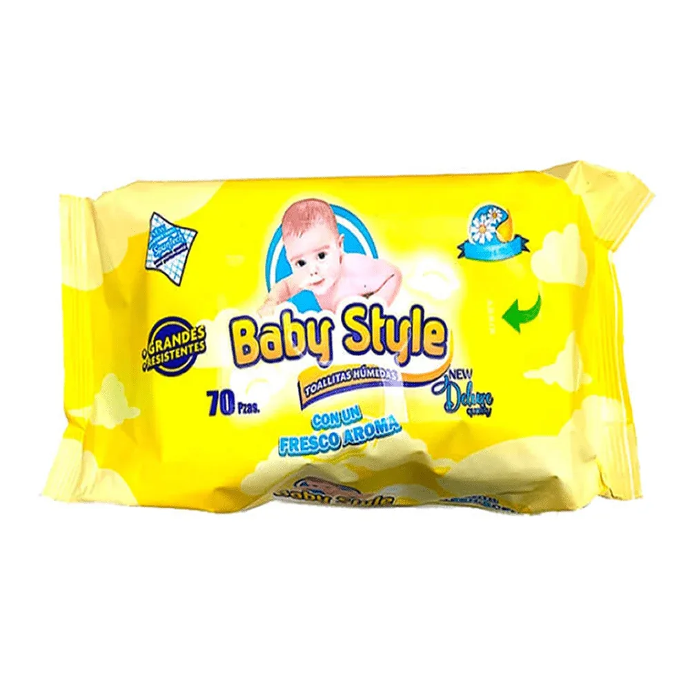 Toallitas húmedas baby style 70pzas 101455 / 1700