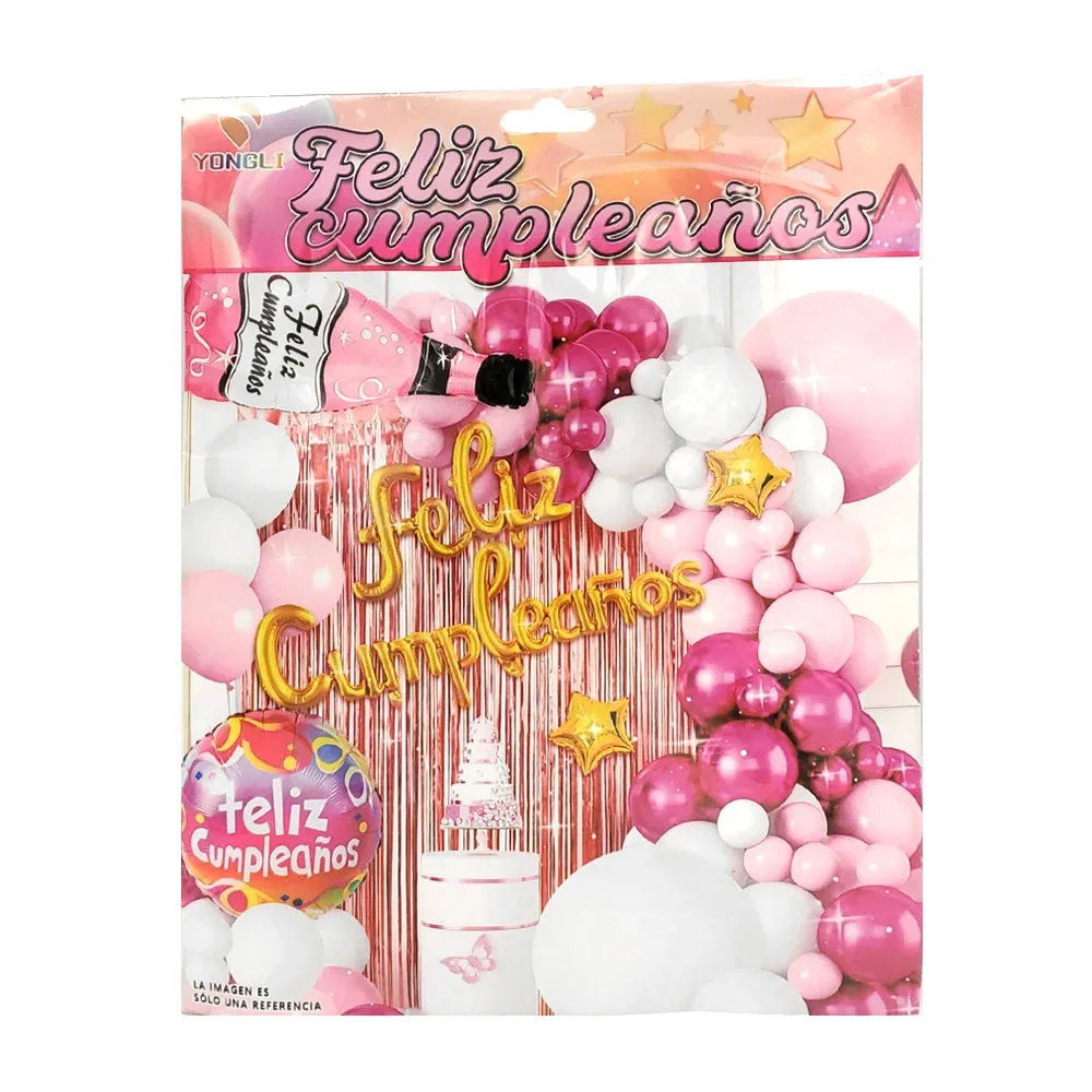 Kit decorativo para fiesta de feliz cumpleaños con 53pcs / yongli / ygli-92870