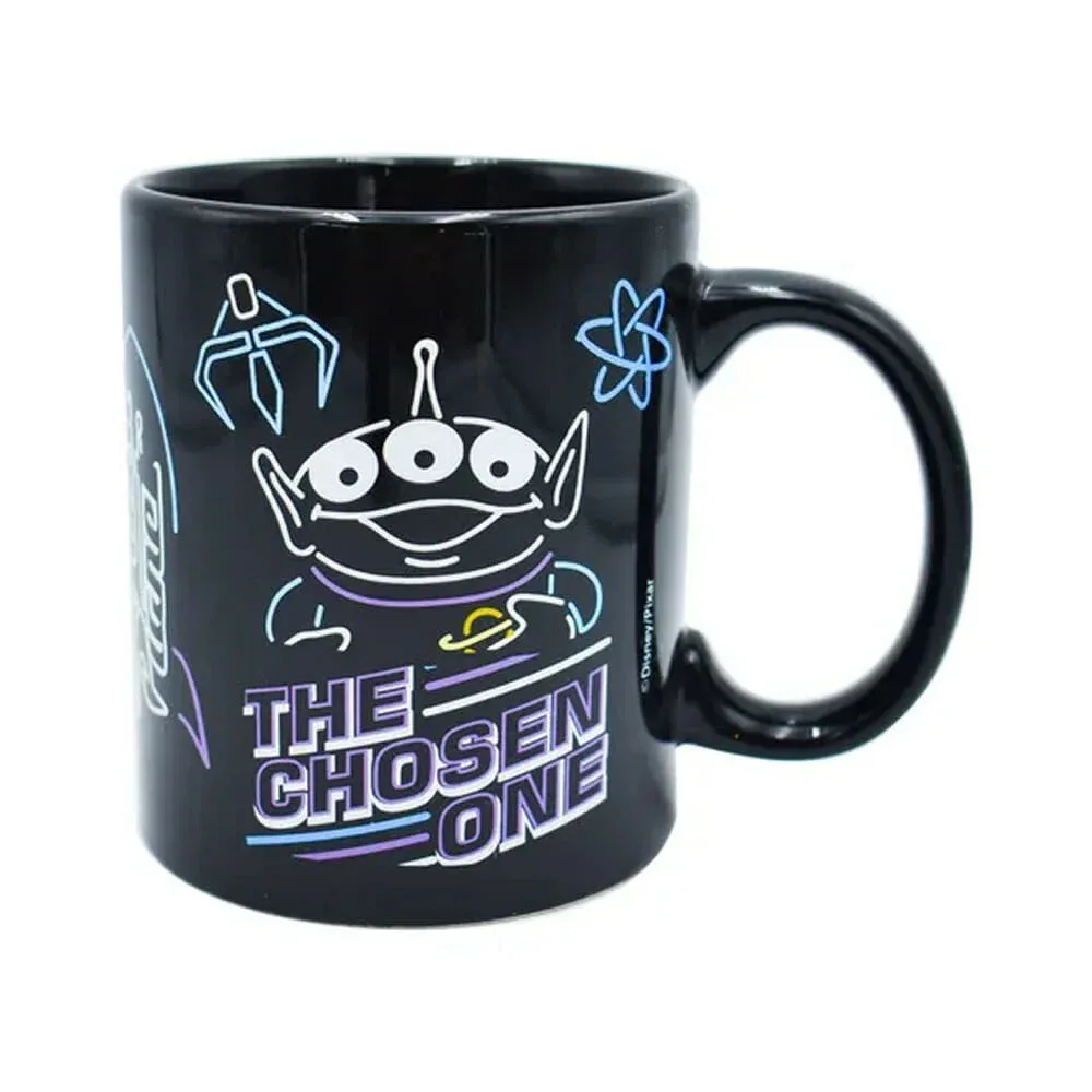Taza de cerámica que brilla en la oscuridad con diseño de toy story / 1738-186
