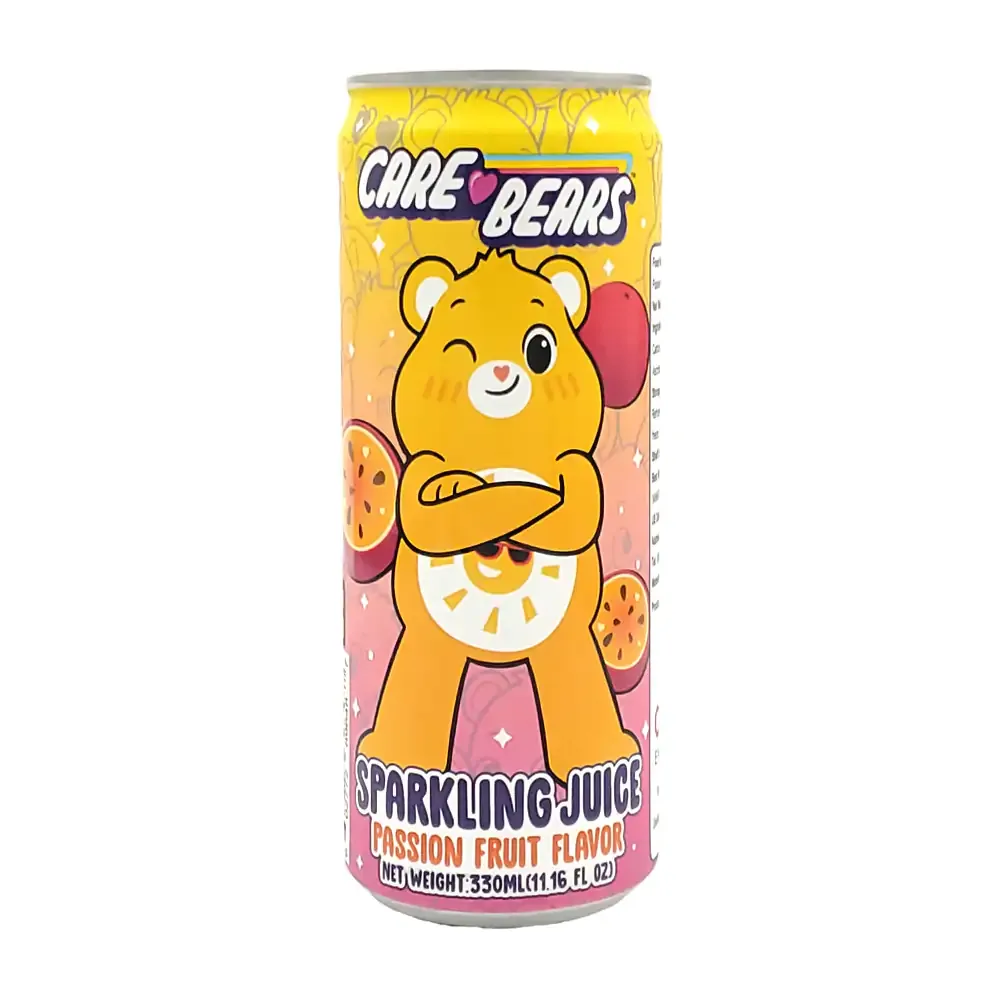 1pza bebida carbonatada 330ml con temática de ositos cariñositos, sabor maracuyá / 896464