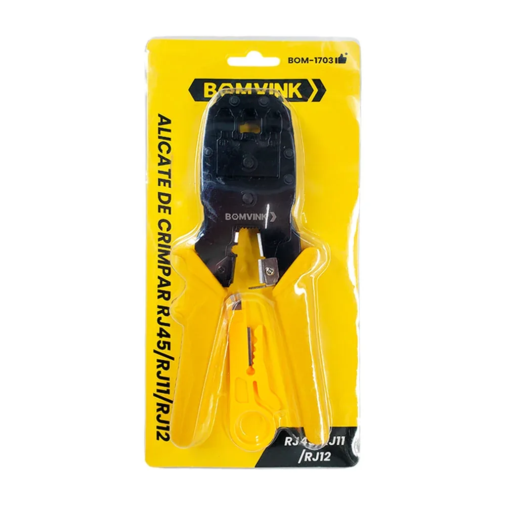 Pinzas metálicas ponchadoras, multifuncionales, con mango ergonómico y accesorio