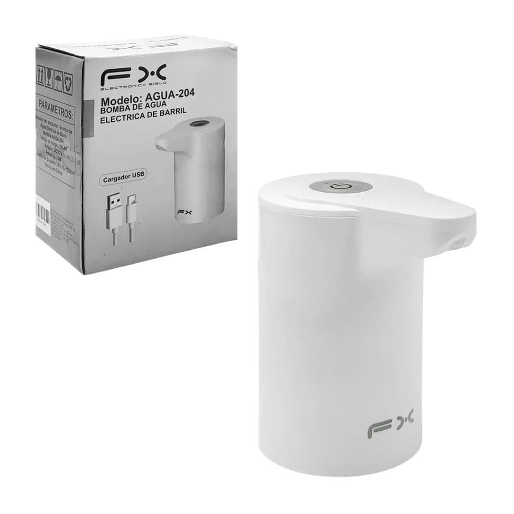 Dispensador de agua automático, recargable con diseño minimalista / agua-204