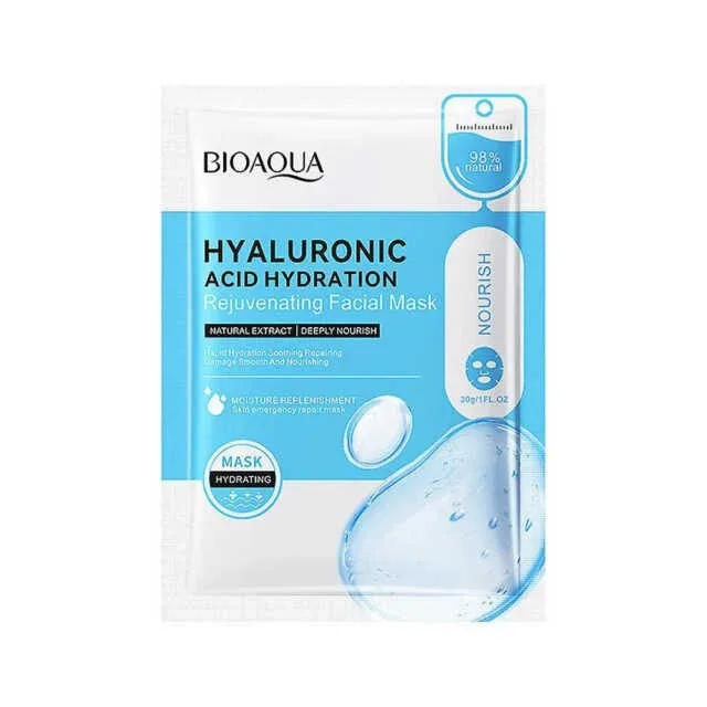 1pza Mascarilla facial hidratante rejuvenecedora con ácido hialurónico, 30g / bqy80847
