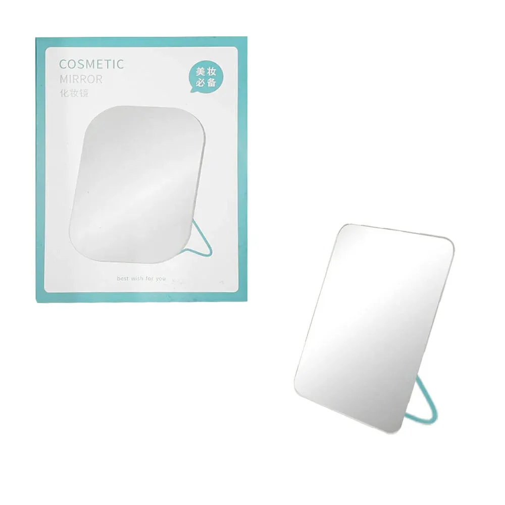 Espejo para tocador rectangular cosmetic mirror, variedad de diseños, akita, sugar, happy / 3044b1