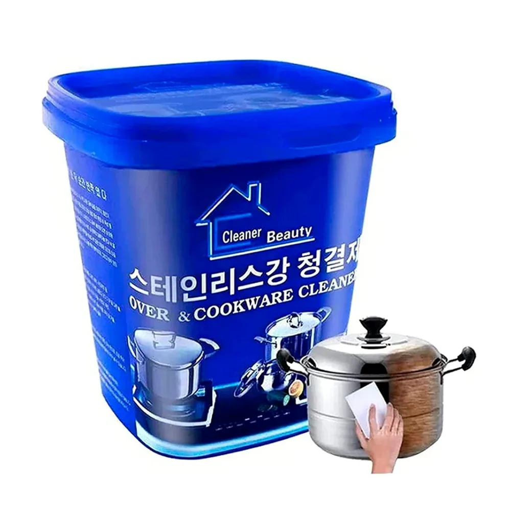 Pasta para pulir metales y utensilios de acero inoxidable / cleaner beauty / 15624 / agdj-12616 / ld-160