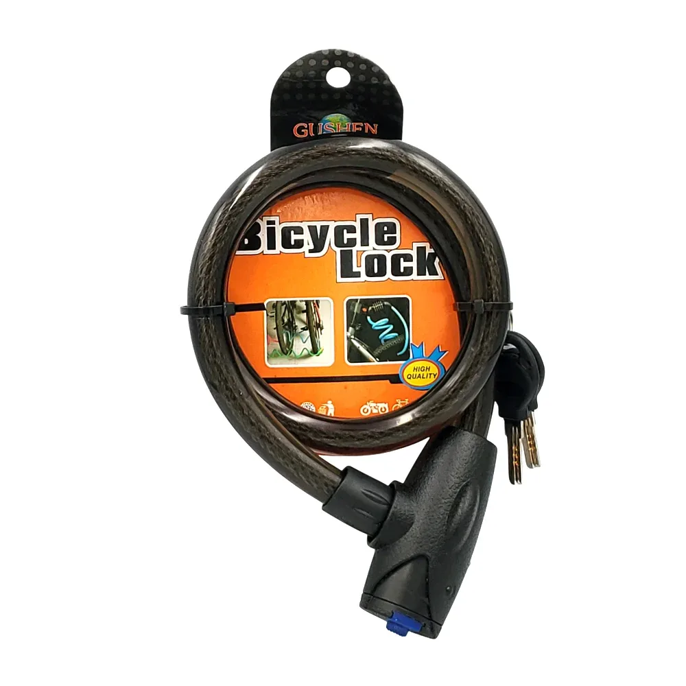 Candado para bicicleta de alta seguridad, reforzado + juego de llaves