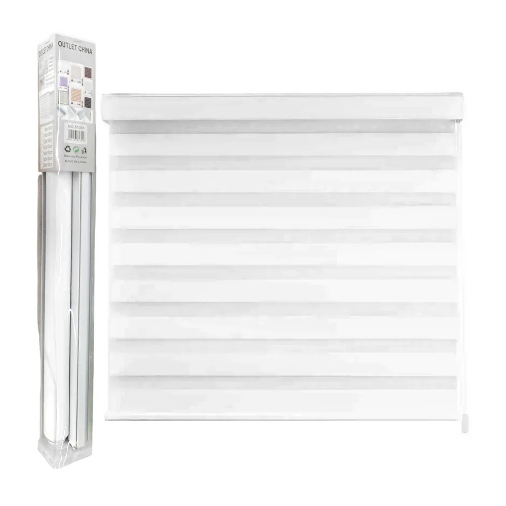 Persiana enrollable elegante horizontal de 60x200cm, variedad de colores / 81351