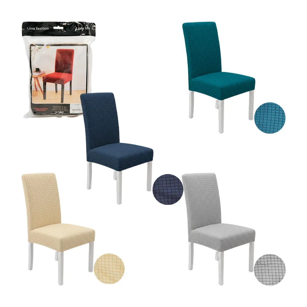 Funda de tela elástica para silla, 55x45x45cm, variedad de colores / t-30483