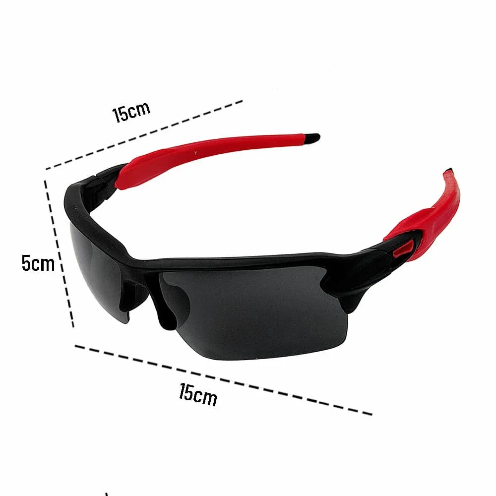 1pza Lentes tácticos para caballero con varillas de color 3055-1f