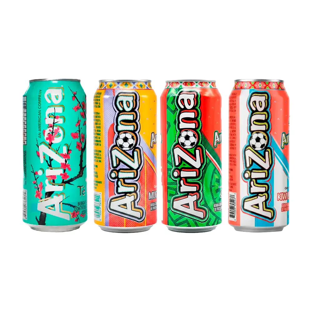 Bebida tipo té, arizona de 460ml, variedad de sabores / arizona