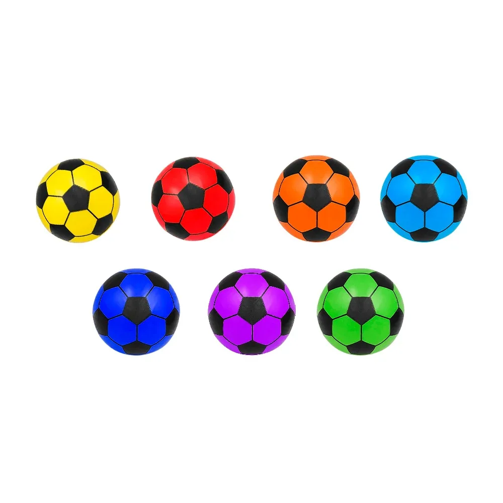 Pelota de 6 pulgadas con diseño de balón de futbol, varios colores / cl153