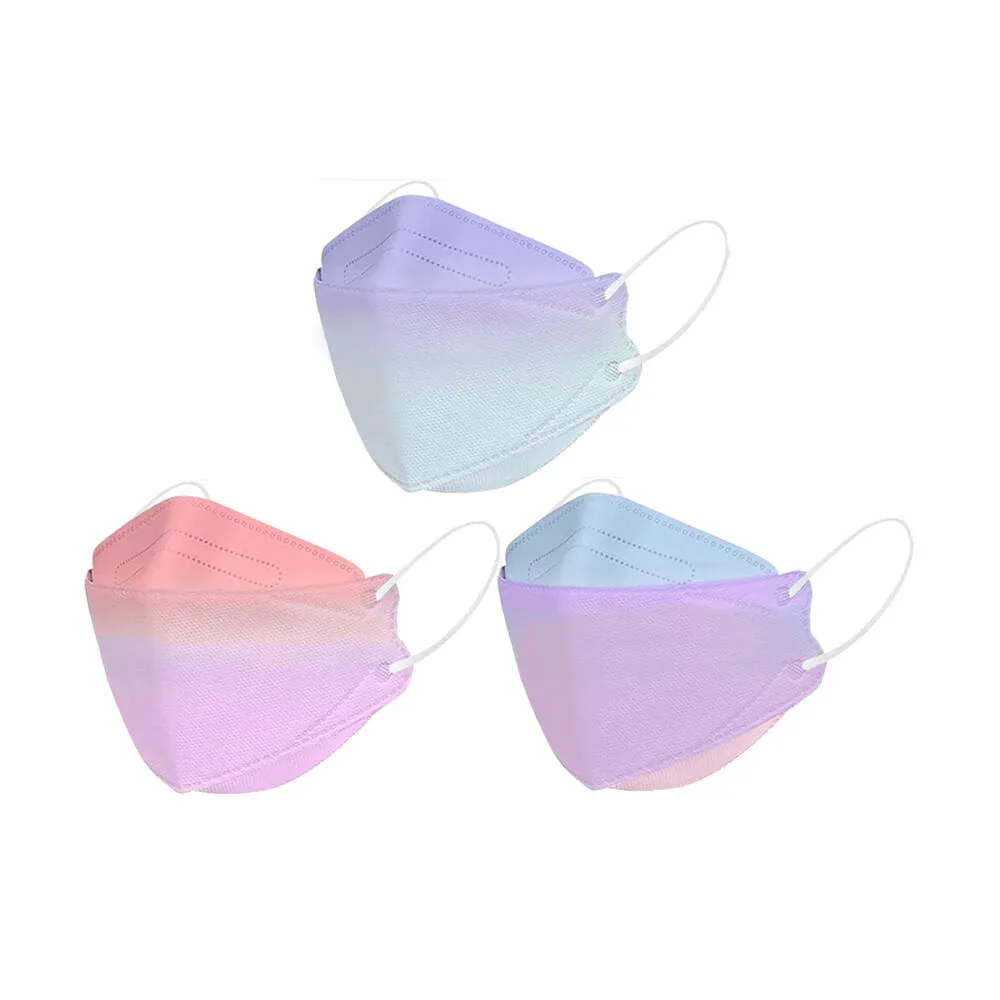 1pza Cubrebocas KF94 bicolor para adulto, variedad de colores / kf94.bicolor