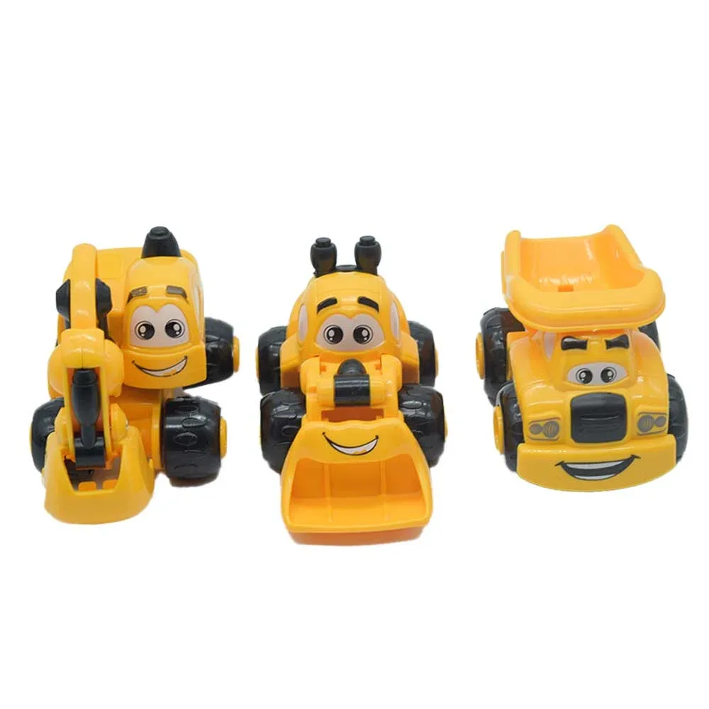Paquete con 3 mini camiones de construcción de juguete, variedad de diseños / truck / 2016c