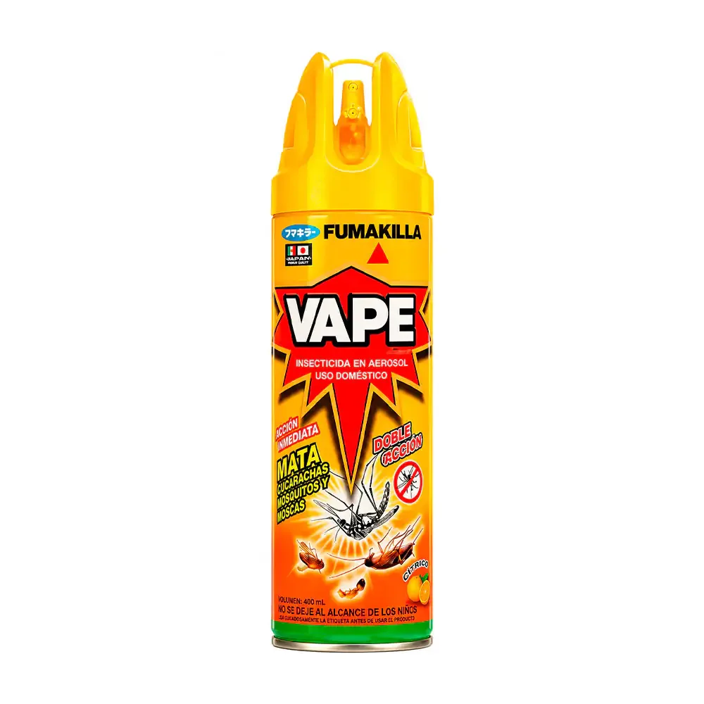 1pza Vape insecticida en aerosol con aroma a naranja, 400ml / vape.400