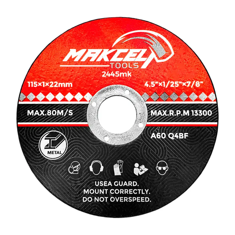 Disco de corte para metal makcel tools de 4 pulgadas y media