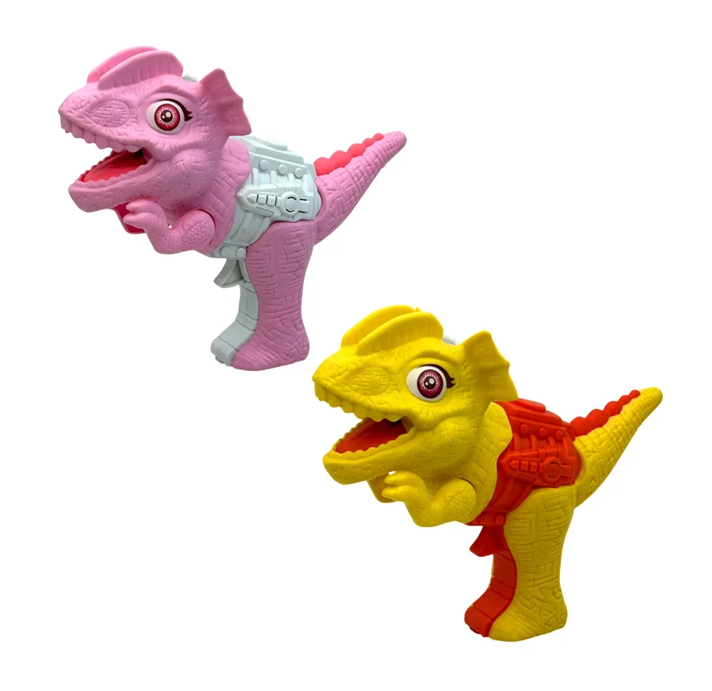 Dinosaurio pequeño lanza humo, luz y sonido, temática de pistola diseño ergonómico, variedad de modelos y colores / 135-2a
