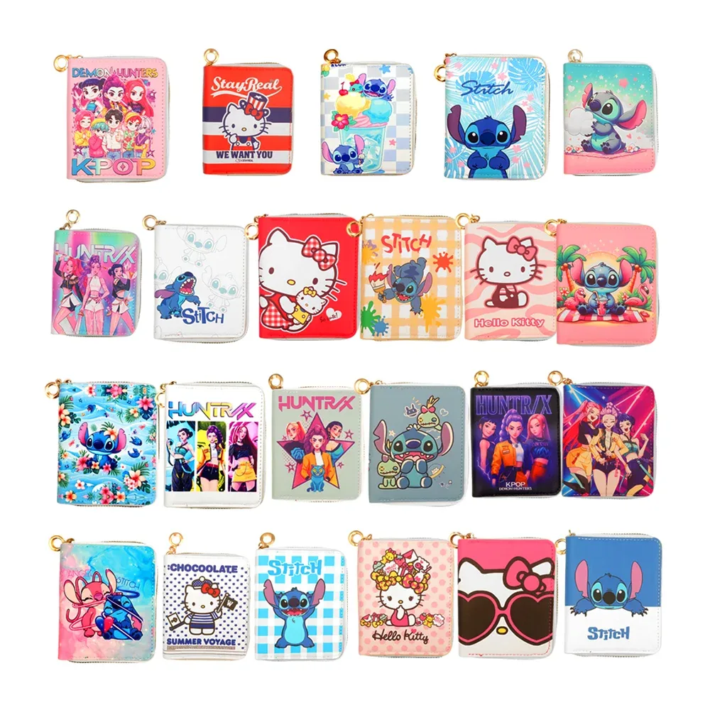 Cartera monedero infantil con estampado animado, varios modelos / lu88426