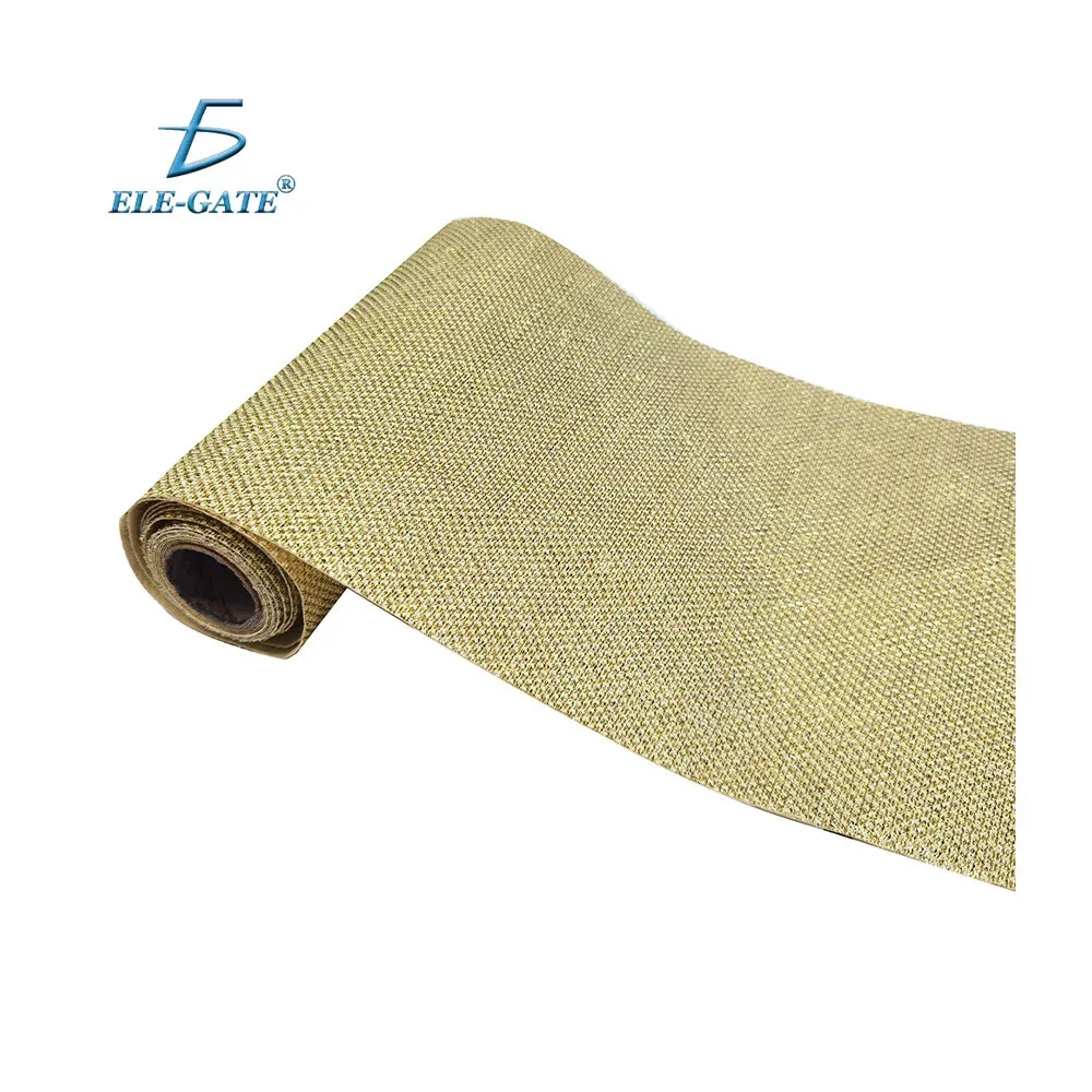 Rollo de papel decorativo metálico dorado con textura, 2.7 metros x 24cm ancho
