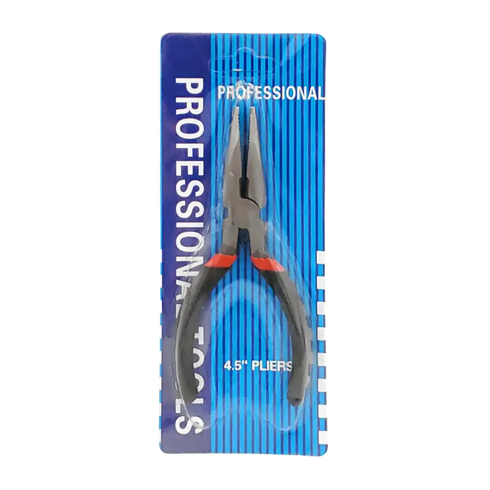Pinza de punta larga para corte de 4.5 pulgadas con mango antiderrapante