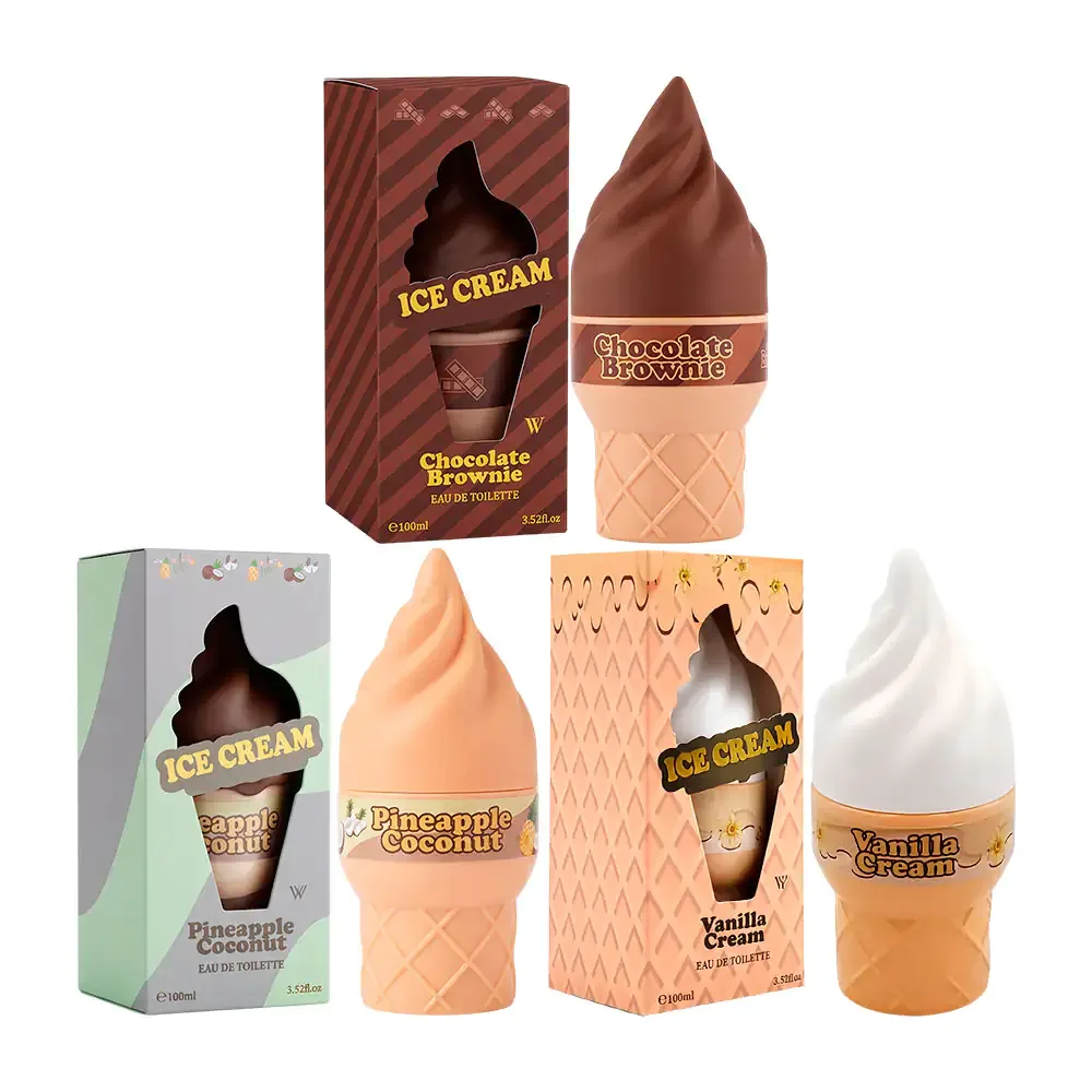 Perfume ice cream en forma de helado, spray con fragancia para dama, 100ml, variedad