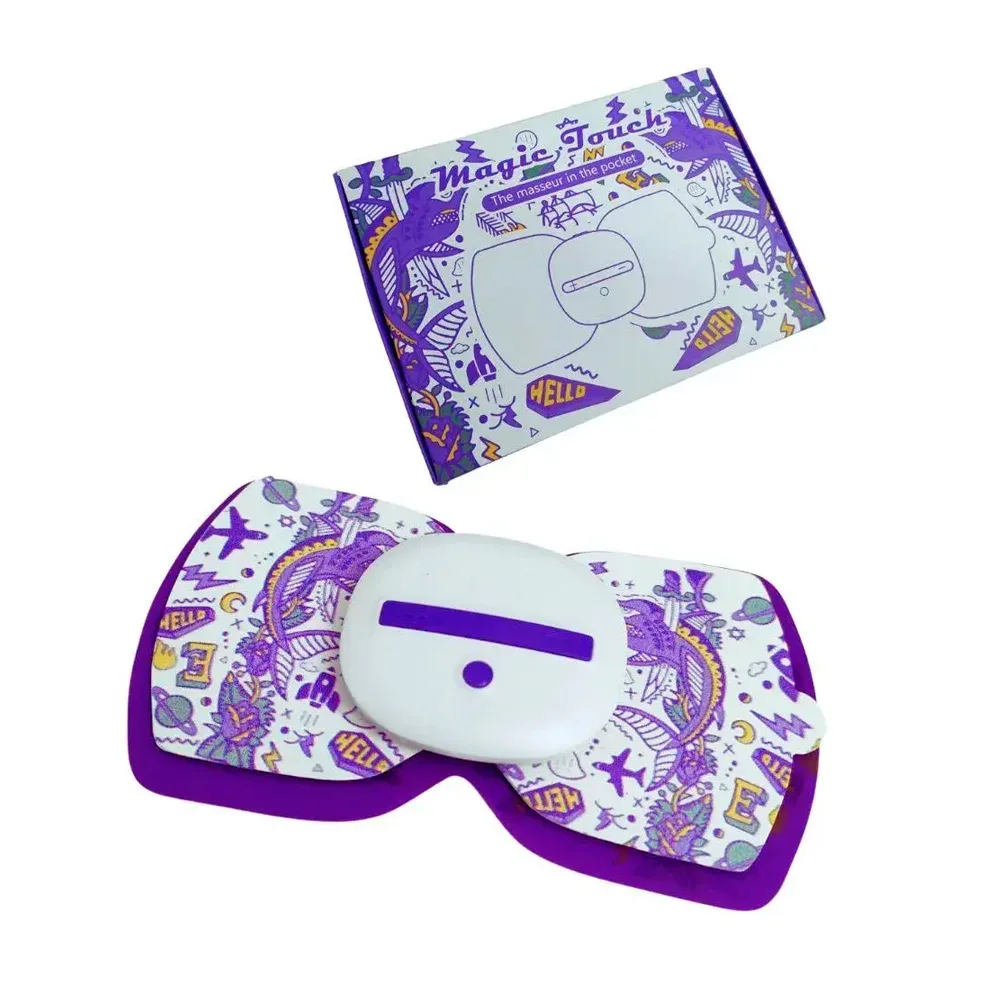 Mini masajeador cervical multifuncional adhesivo con 5 niveles / magic touch / the masseur in the pocket / 459943