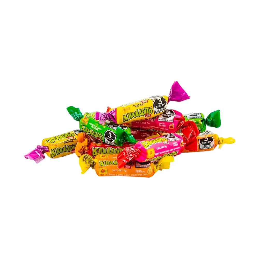1pz dulce de caramelo suave con chile, aciduladito, 5g, variedad de sabores / 003351