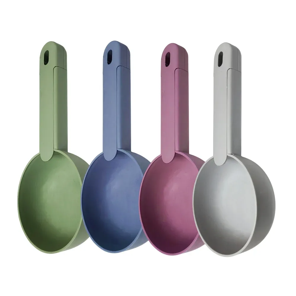 Pala cuchara medidora 20x9cm para croquetas, color surtido / 35966