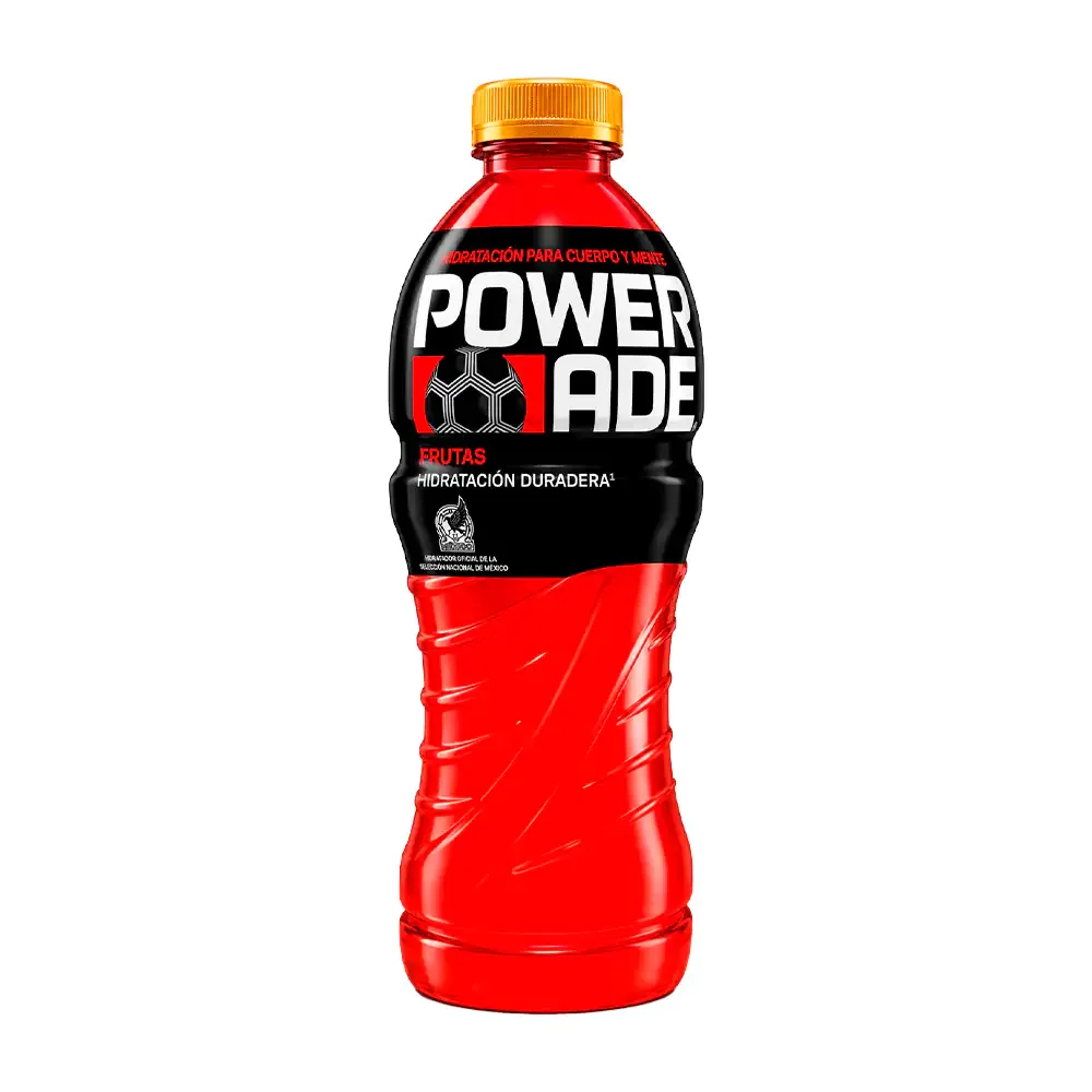 Bebida hidratante powerade sabor frutos rojos, 1 litro / 317660