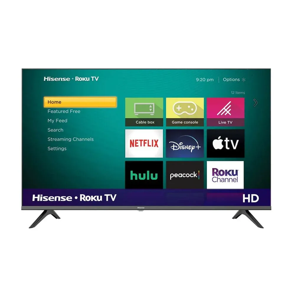 Pantalla smart tv hisense de 32 pulgadas con roku tv y resolución full hd