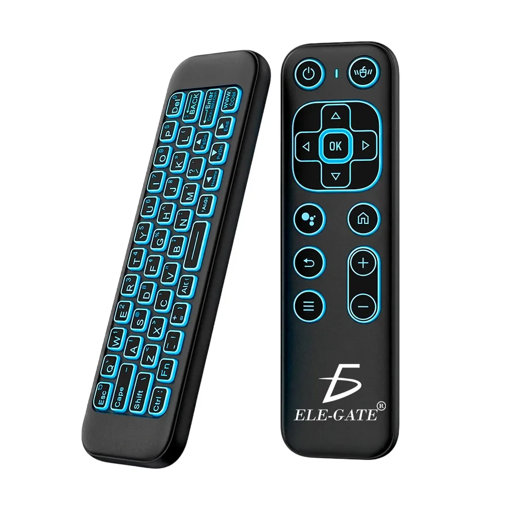 Air mouse con mini teclado inalámbrico 2.4g, retroiluminado / con.ywt6