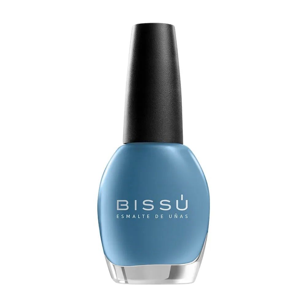 1pza Esmalte bissú para uñas, tono 223 azul caribe 15ml / b007207