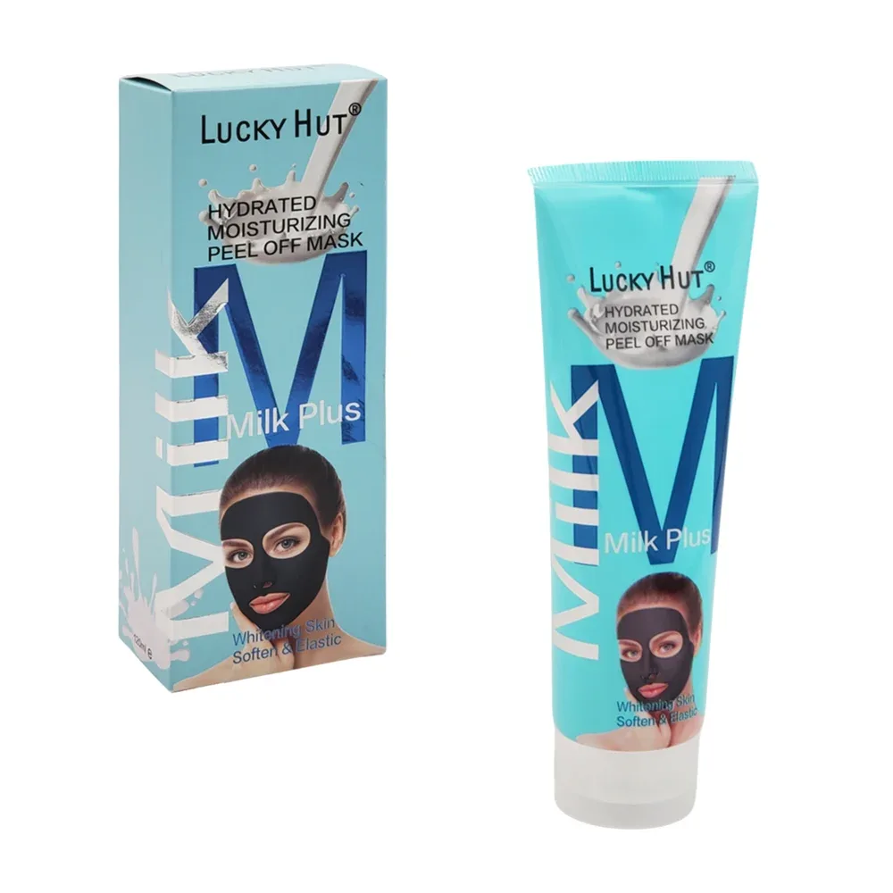 Mascarilla negra hidratante con extracto de leche para eliminar imperfecciones, 120ml / milk plus / z601 / 1217