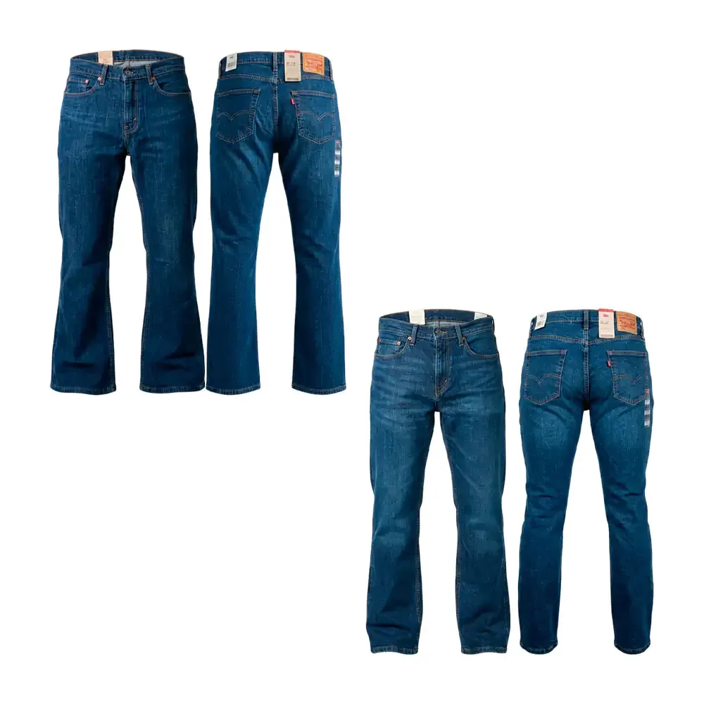 Pantalón levis original corte 527 slim bootcut, variedad de modelos y tallas