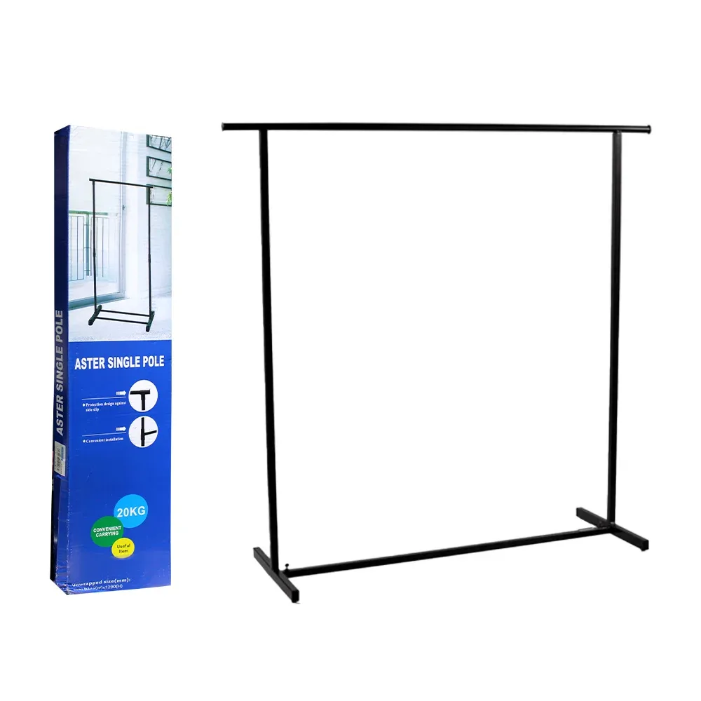 Organizador / pechero montable con un tubo para ropa 620x275x1290mm / aster single pole / 12496