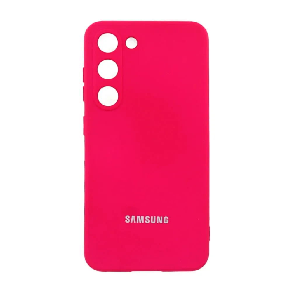 Funda lisa de silicón compatible con teléfono celular Samsung Galaxy S23, variedad de colores