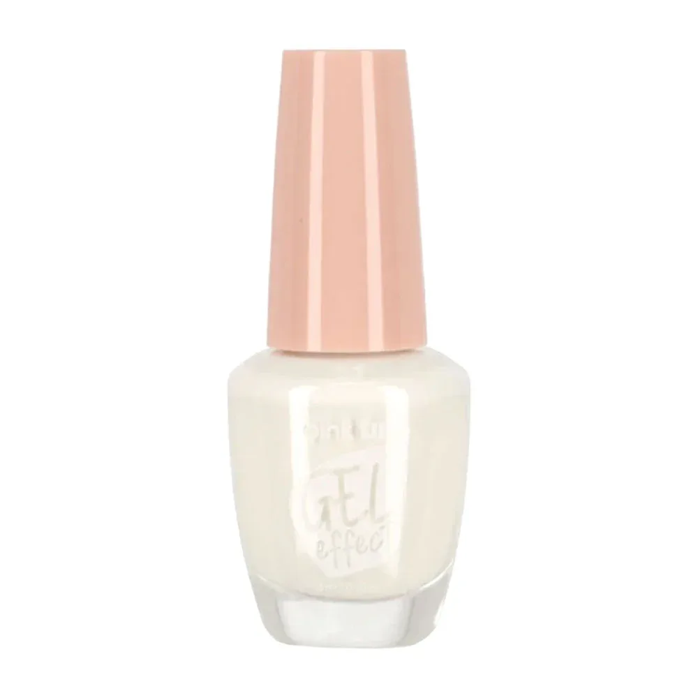1pza Esmalte con efecto gel pink up para uñas en tono white, 15ml / pkn32