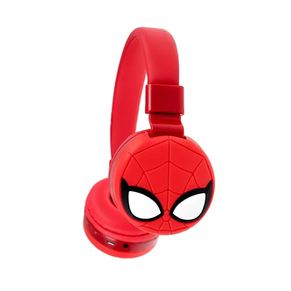 Audífonos de diadema inalámbricos con diseño de spider-man, hd stereo y wireless 5.0 / headset surging bass / ah-806