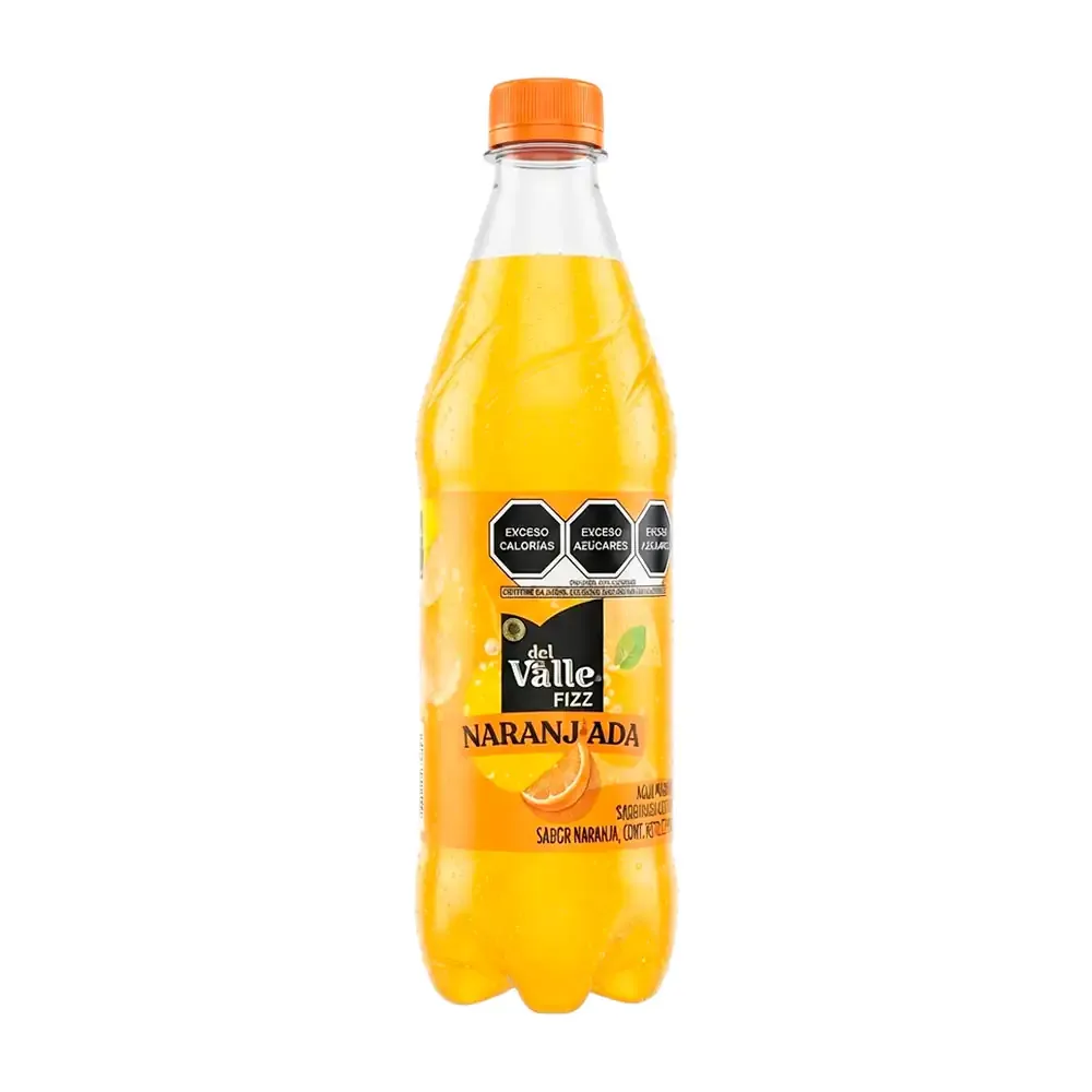 Naranjada mineral del valle fizz, 600ml