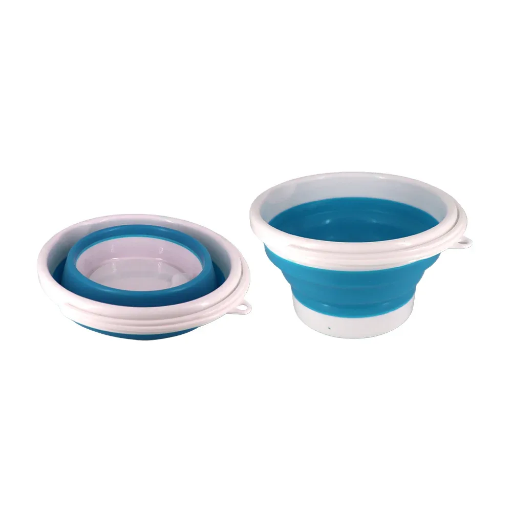 Cubeta plegable de silicón con capacidad de 5 litros, variedad de colores / 4001081005