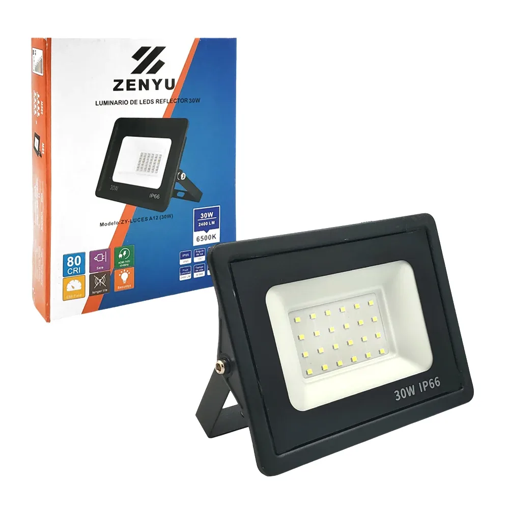Lámpara reflector de 30w, multifuncional, 2400 lúmenes / zy-lucesa12.30w