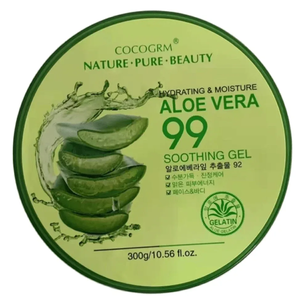 Gel hidratante cocogrm con extracto de aloe vera, 300g / hg789 / rh9999