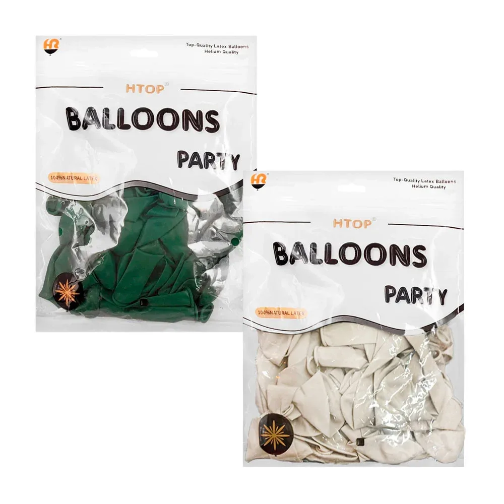 Paquete con 50 globos de látex, variedad de colores / balloons party /qq-5252