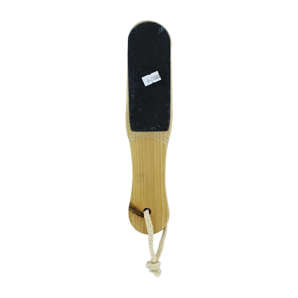 1pza Lima doble de madera para pies / 6989