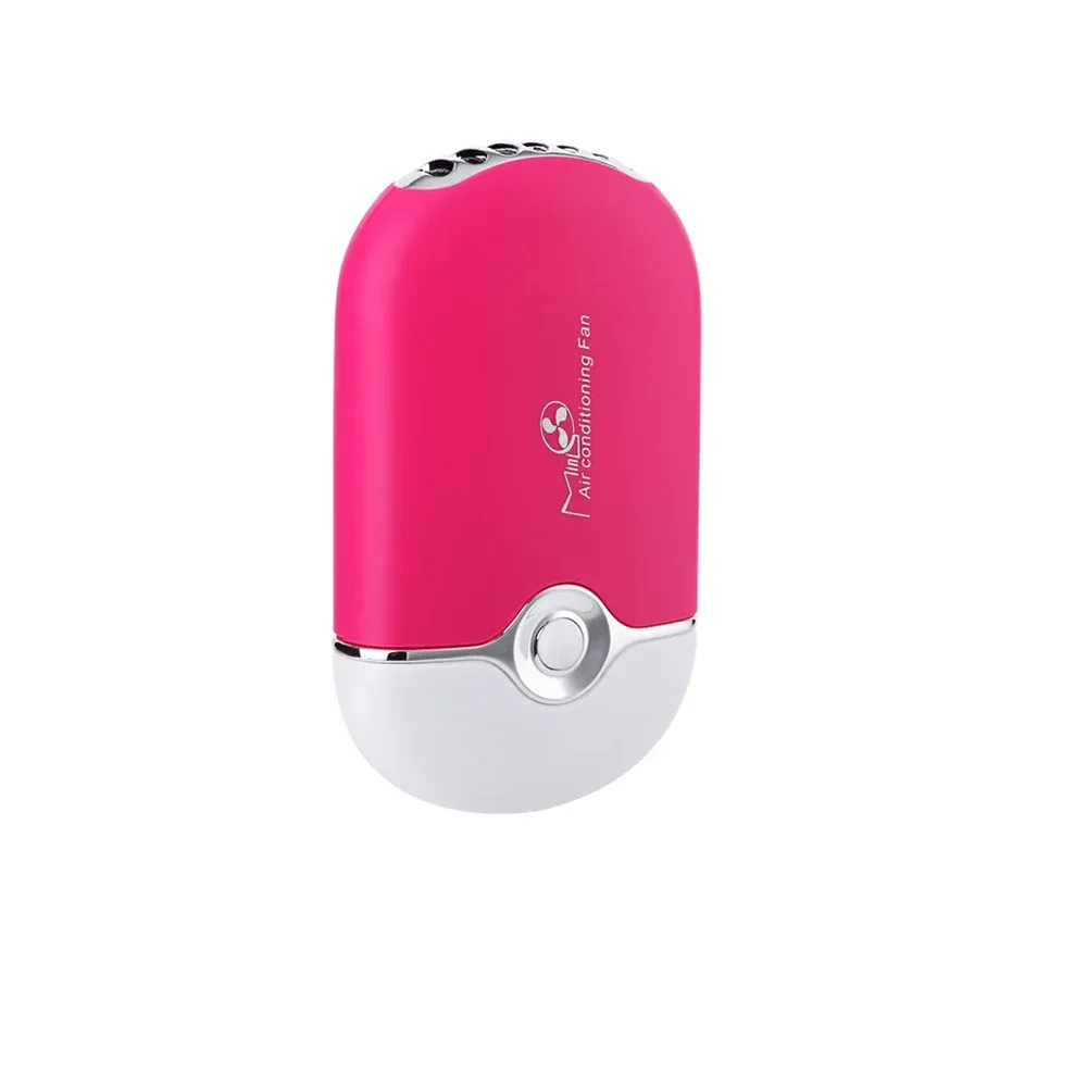 Mini ventilador portátil recargable para secado de extensión de pestañas, variedad de colores / air conditioning fan