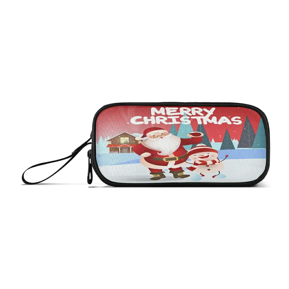 Estuche 3d pequeño / lapicera con diseño navideño / variedad diseños/ merry cristmas / lapícera pequeña 3d