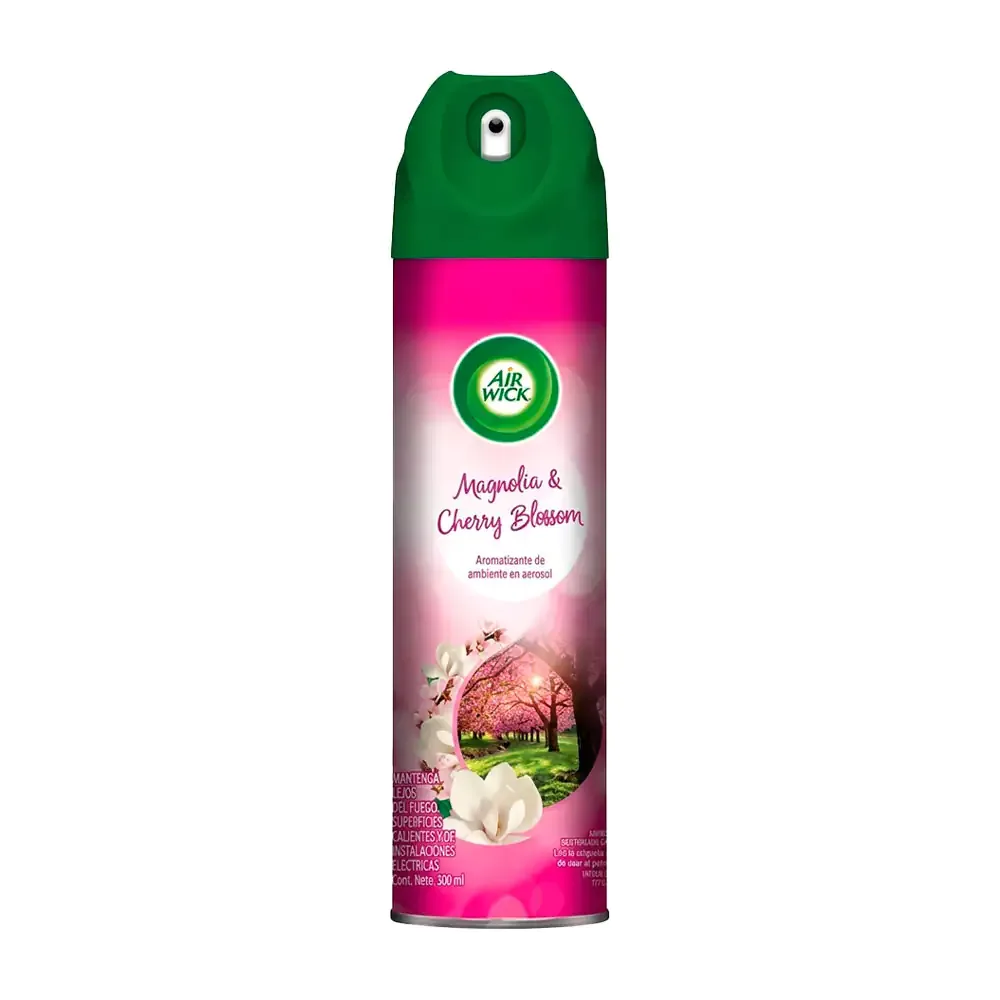 Aromatizante de ambiente air wick en aerosol 300ml aroma a magnolia y cherry blossom / 798244