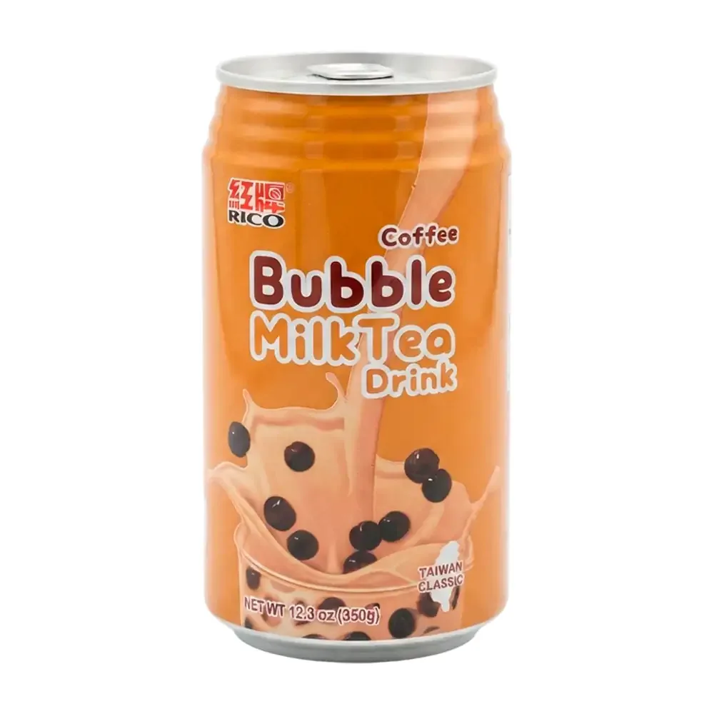 Bebida coreana en lata bubble tea drink con sabor a café con leche de 350ml
